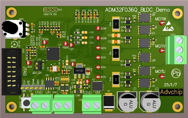 ADM32F036Q電機驅動DEMO板